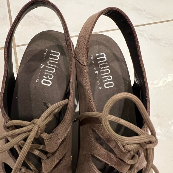 Munro Jillie brown Leather Sandals size 10.5 - Picture 3 of 7